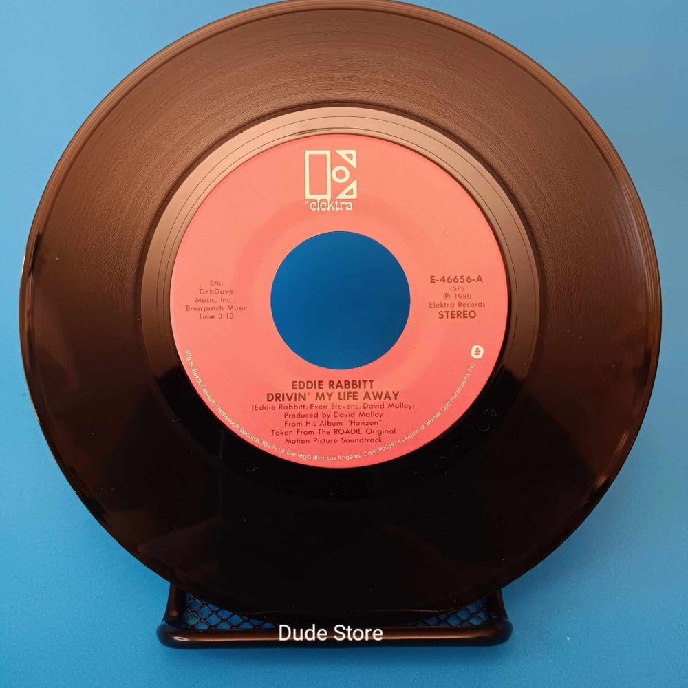 Eddie Rabbitt - Drivin' My Life Away - Pretty Lady - 45 RPM - 1980
